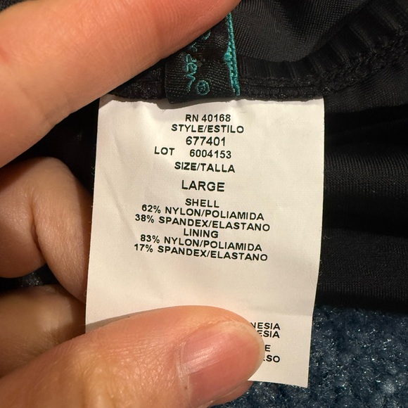 Aqua Green Black Bikini Bottoms - Picture 12 of 12